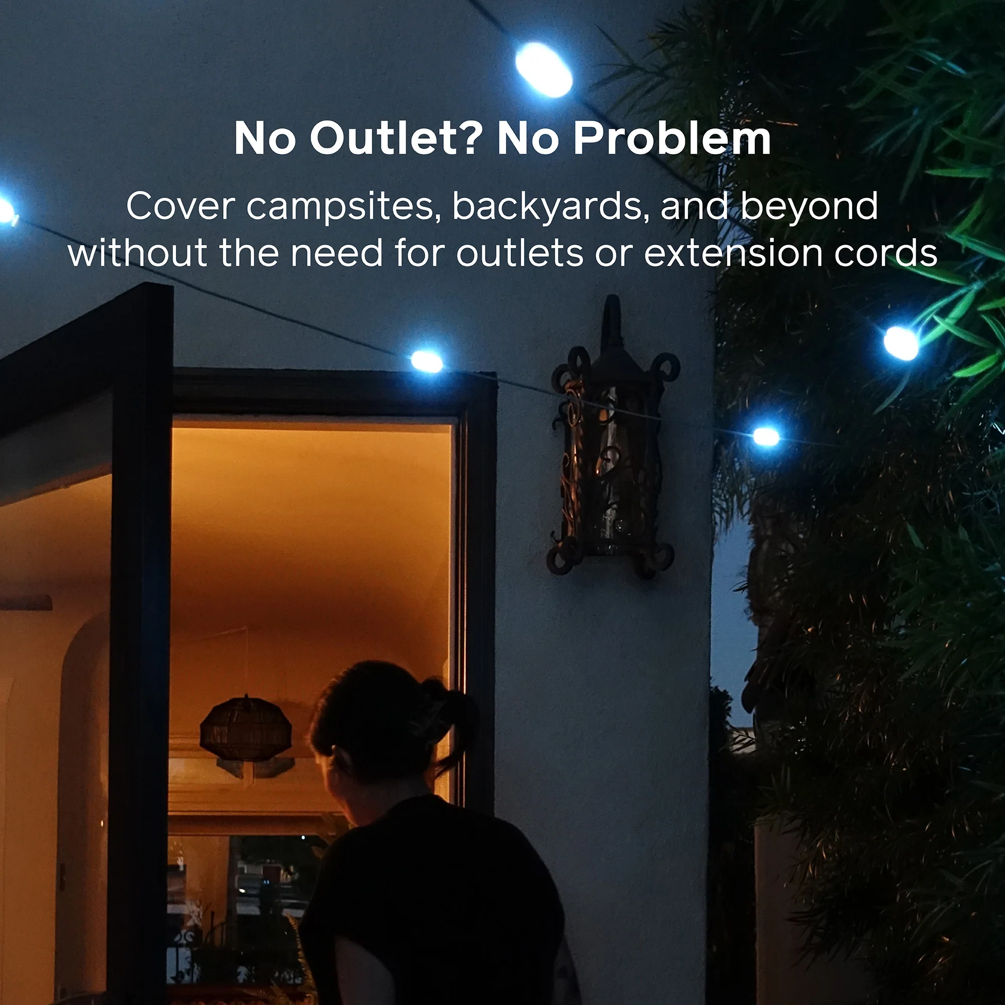 Solar String Lights: 44' Color - Image 7